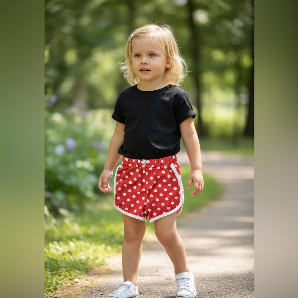 Retro Red and White Polka Dot Diaper Cover